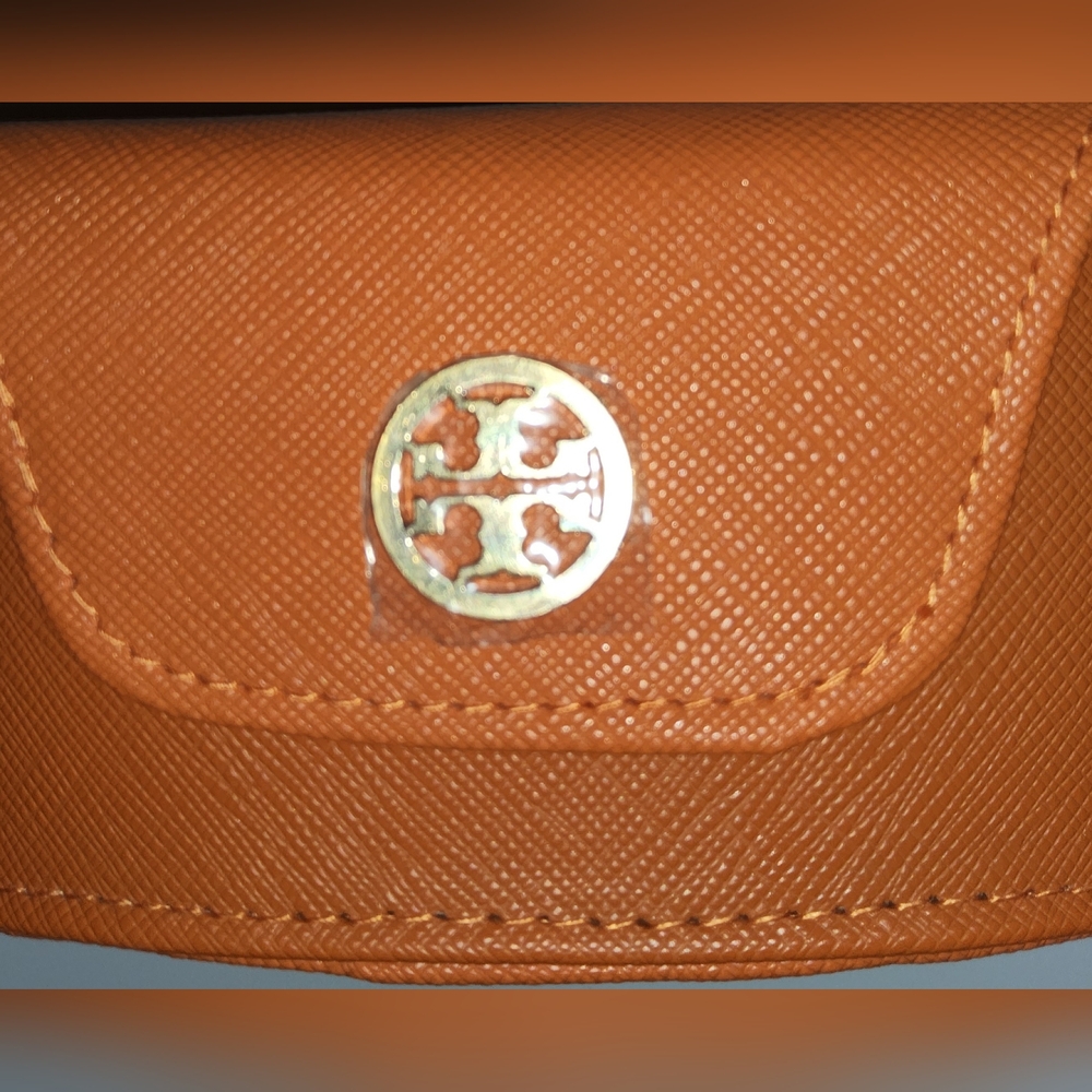 Tory Burch Tortoise Shell Sunglasses with Orange Case TY7097 - Picture 6 of 6